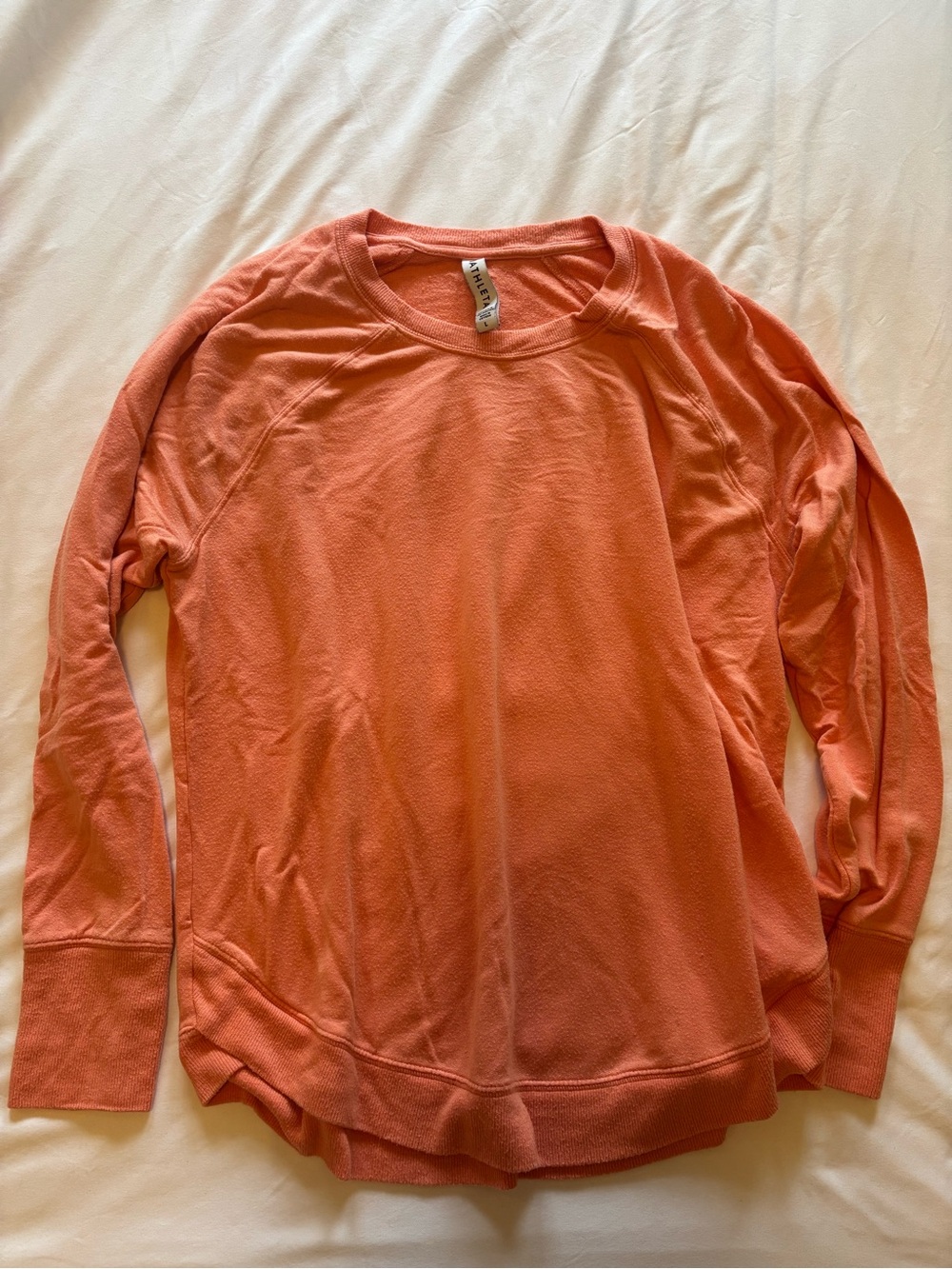 Athleta Coral Long Sleeve Thermal Top